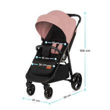 KinderKraft  Grande Plus Art.KSGRAN00GRY0000 Grey Прогулочная коляска