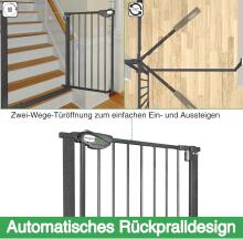 Naizy N Stop Safety Gate Art.142038 Black Security Gate