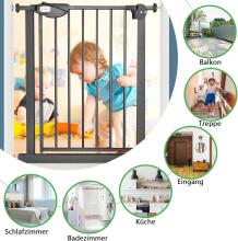 Naizy N Stop Safety Gate Art.142038 Black Security Gate