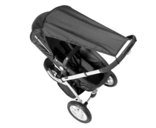 La bebe™ Visor Art.142599 Plum_689 Universāls saules sargs (aizsargs) bērnu ratiem un autokrēsliem +DĀVANĀ funkcionāla somiņa no ūdeni atgrūdoša auduma