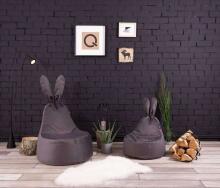 Qubo™ Baby Rabbit Dust FEEL FIT пуф (кресло-мешок)