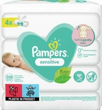 Pampers Sensitive Art.P04H184 Baby wipes,52x4pcs