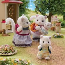 Sylvanian Families sniega leopardu ģimenes slēpošanas komplekts Art.5814