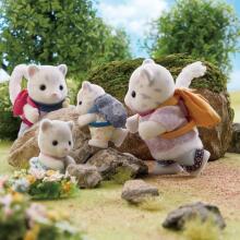 Sylvanian Families sniega leopardu ģimenes slēpošanas komplekts Art.5814