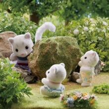 Sylvanian Families sniega leopardu ģimenes slēpošanas komplekts Art.5814