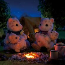 Sylvanian Families sniega leopardu ģimenes slēpošanas komplekts Art.5814