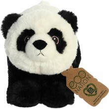 AURORA Eco Nation pehme mänguasi panda, 15 cm