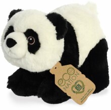 AURORA Eco Nation pehme mänguasi panda, 15 cm