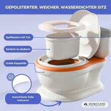 Mobiclinic Children Musical Potty Art.145682 White  muzikāls podiņš