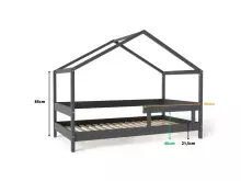 YappyKids YappyHytte Playhouse Art.145851 Anthracite