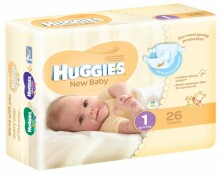 Huggies Extra Care 1 Art.041564876 diapers 3-5kg 26gb