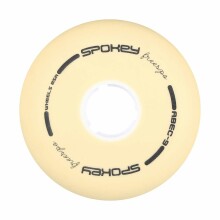 WHITE SET 76 MM Set: 4 wheels for Spokey Freespo inline skates