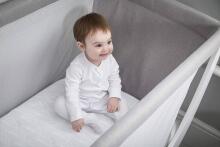 La Bebe™ Cotton Sheet Art.70121 White Sheet 120x60cm