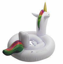 Ikonka Art.KX7562 Children's inflatable unicorn wheel with seat 70cm
