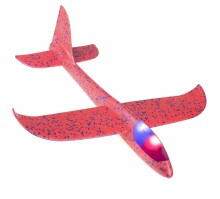 Ikonka Art.KX7954 Glider plane polystyrene 2LED MIX 48x47cm