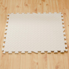 Ikonka Art.KX7462 Foam puzzle mat for children white 60x60 4pcs