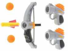 Ikonka Art.KX6141 Softball gun + crossbow + balls set of 2 pcs