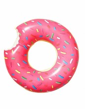 Ikonka Art.KX9959_1 Donut inflatable wheel 80cm pink