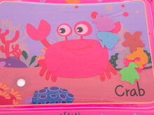 Ikonka Art.KX5679 Sensory inflatable water mat crab