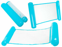 Ikonka Art.KX7957_1 Inflatable mattress swimming chair blue water hammock