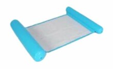 Ikonka Art.KX7957_1 Piepūšamais matracis peldēšanas krēsls zils ūdens šūpuļtīkls