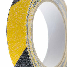 Ikonka Art.KX5114_1 Anti-slip protective tape 2.5cmx5m black/yellow