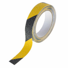 Ikonka Art.KX5114_1 Anti-slip protective tape 2.5cmx5m black/yellow