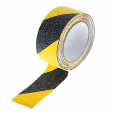 Ikonka Art.KX5113_1 Anti-slip protective tape 5cmx5m black/yellow