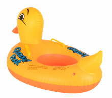 Ikonka Art.KX6788 Inflatable mattress pontoon wheel for children duck