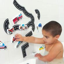 Bebe Basic Art.KX5657 набор мягких пазлов в форме дорог и машин для ванны
