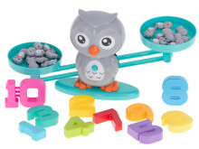 Ikonka Art.KX5937_1 Educational scales learning to count owl large