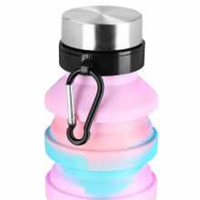 Spokey JUMP Art.941258 Collapsible silicone bottle 550 ml