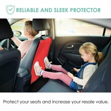 La bebe™ Car 2-Seat Protectors Set Avocado Art.148787 Neutral Cover me with Love and Avocuddle Heavy Duty Car Kick Mats for Kids – Back Seat Protectors for Driver and Passenger Seat, Water