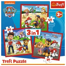 TREFL PAW PATROL Puzzle 3 in 1 set