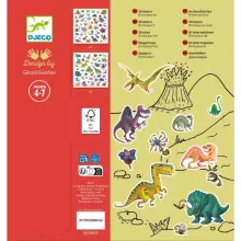Djeco 160 Stickers Dinosaurs Art.DJ08843