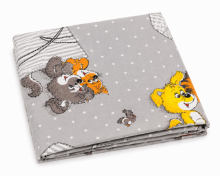 UR Kids Bedding Art.150502 Friends Grey Bērnu virspalags no kokvilnas 75x100cm