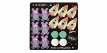 Floss&Rock Zuja Art.40P3561 Magnetic Fun & Games - Space 4 in 1