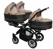 Babyactive Trippy 12 Beige Universal stroller for triplets 3in1