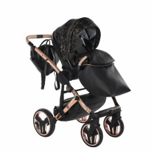 Junama Heart Art.HT-02 Black Cooper Baby universal stroller 2 in 1