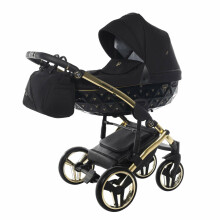 Junama Exclusive V2 Art.JG-01 Black Baby universal stroller 2 in 1