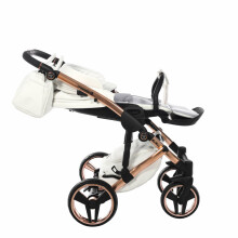 Junama Exclusive V2 Art.JG-04 White Baby universal stroller 2 in 1