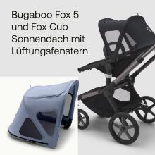 Bugaboo Fox/Cameleon3/Lynx breezy sun canopy v2 Art.152384 Seaside Blue Защита от солнца