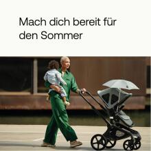 Bugaboo Fox/Cameleon3/Lynx breezy sun canopy v2 Art.152384 Seaside Blue Защита от солнца