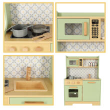 Ikonka Modern Classic Art.KX4625 Children's wooden kitchen MDF MODERN CLASSIC+ accessories