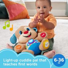 Fisher Price Laugh and Learn Russian Learning Puppy Art. FPN77 Gudrais interaktīvais kucēns/suns (angļu valoda)