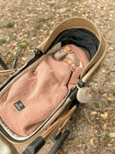 Makaszka Alpaca Footmuff Art.155336 Dusty Pink Мягкий конверт/спальный мешок в коляску