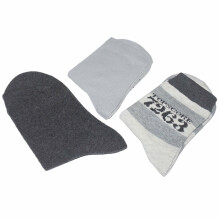 Weri Spezials Children's Socks Top Score Grey ART.WERI-3961 Pack of three high quality children's cotton socks