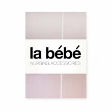 La bebe™ Cotton Nappy Art.156103 Pink Пелёнка из натурального хлопка 75х75 см