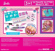 BARBIE Комплект для макияжа "3 in 1 Ultimate Glitter"