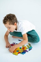KIDS DO Wooden puzzle KITTEN Art.AP3112  Puidust pusle 100 tk